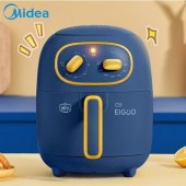 美的 Midea 捣蛋鬼系列空气炸锅 无油大容量家用智能电炸锅煎炸锅 3L MF-KZ30E206L